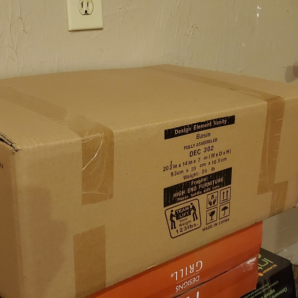 60 inch Double Bathroom Vanity (BRAND NEW in box!) - Picture 5 of 5